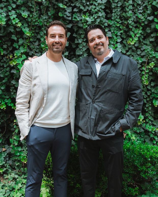 Juanjo Artero con Rodrigo Mondragón, CMO de Grupo Herdez